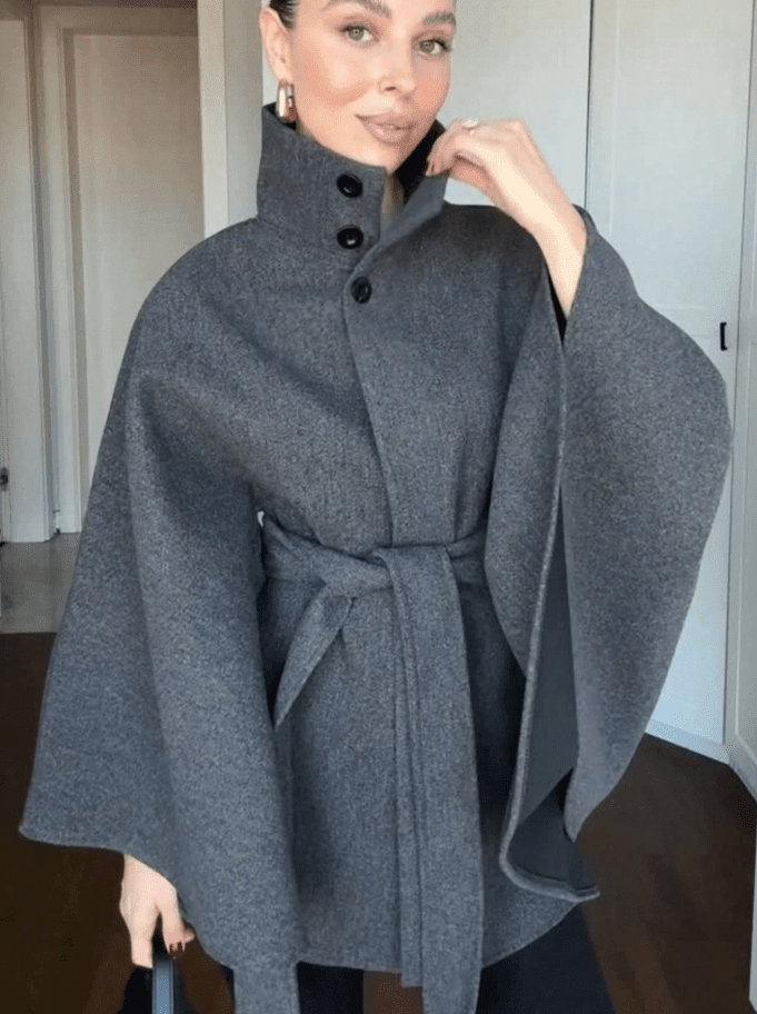 ZEYA - Daniela Belted Cape Jacket
