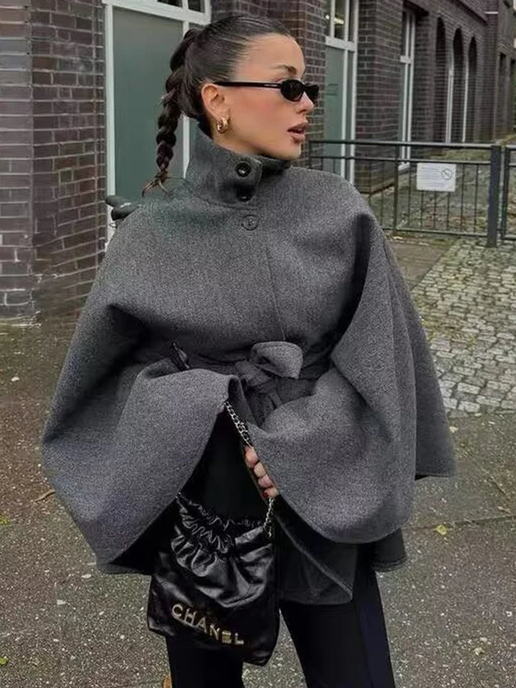 ZEYA - Daniela Belted Cape Jacket