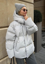 Chaqueta acolchada de cuello alto Daniela