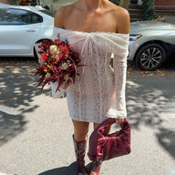 Delphine Off-Shoulder Mini Dress