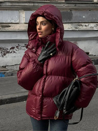 Abrigo Parka Acolchado con Capucha Demi