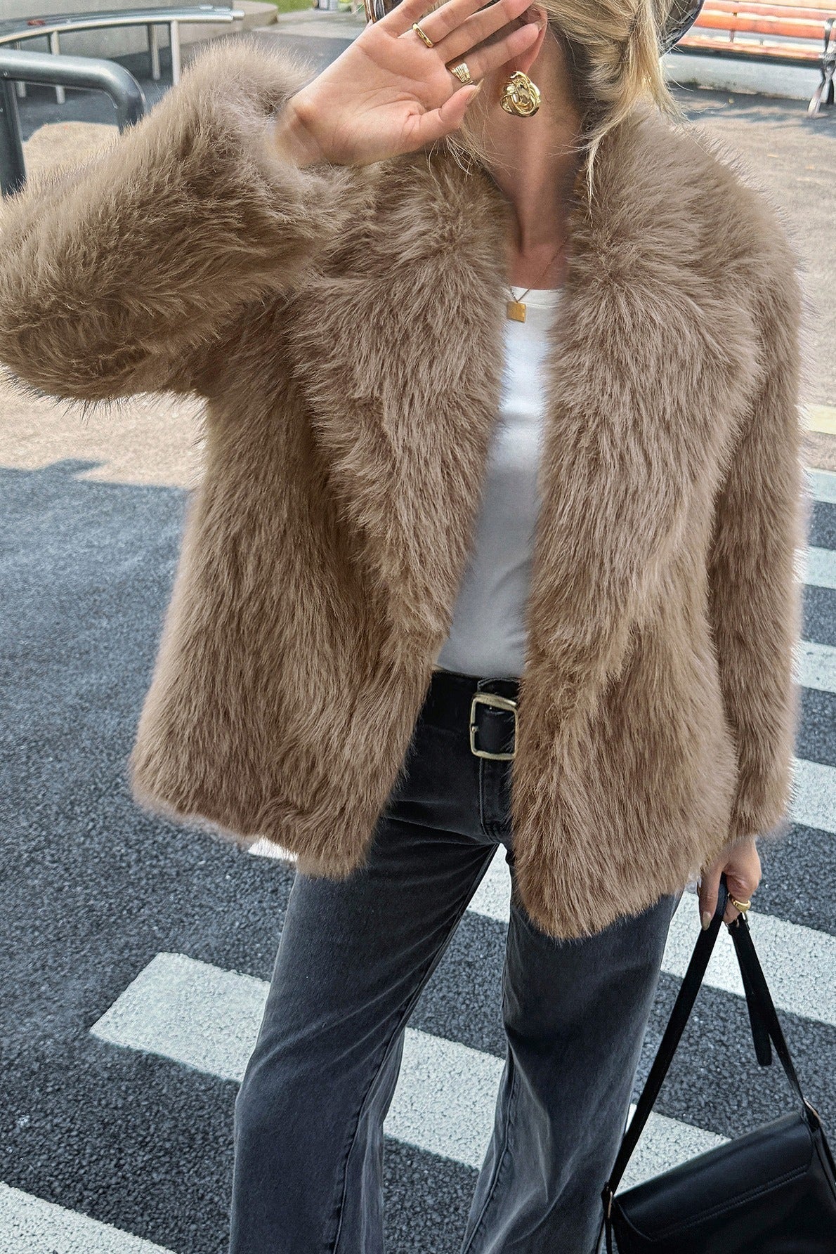 ZEYA - Desiree faux fur Coat