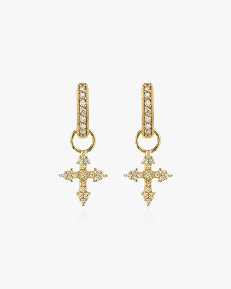 ZEYA - Divina Cross Earrings