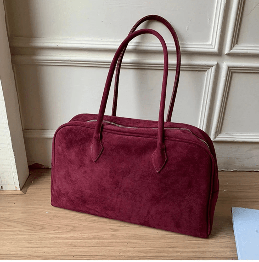 ZEYA - Dominica Suede Shoulder Bag