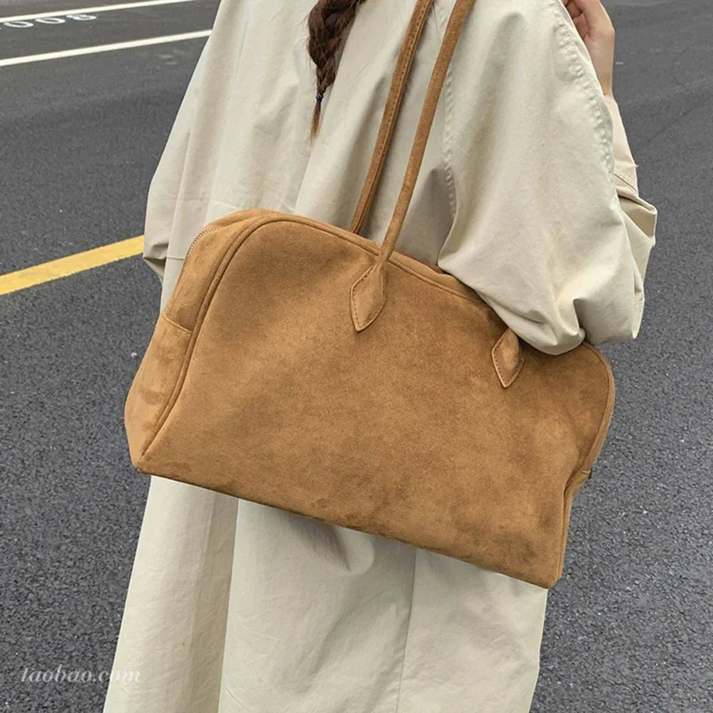 ZEYA - Dominica Suede Shoulder Bag