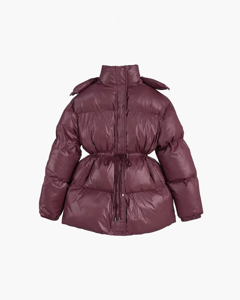 ZEYA - Elaine Drawstring Hooded Puffer Coat