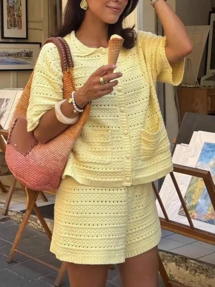 ZEYA - Elena Knitted Two-Piece Summer Set