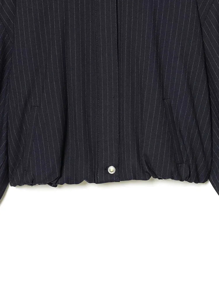 ZEYA - Elena Striped Button Jacket
