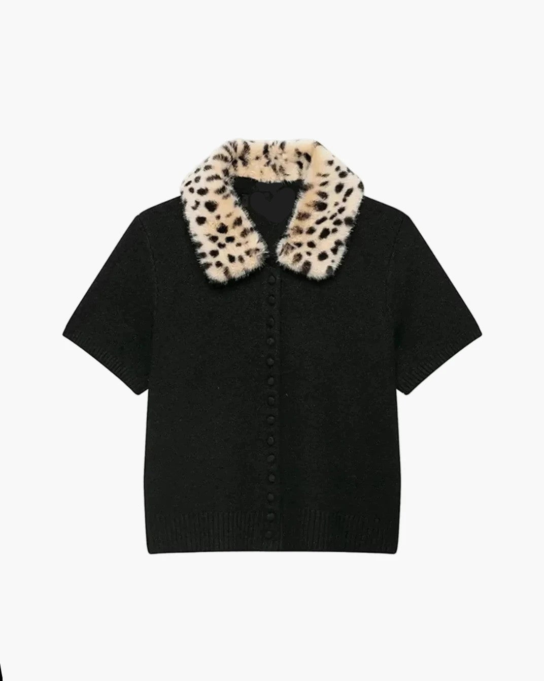 ZEYA - Ella Faux Fur Bambi Knit Cardigan Top