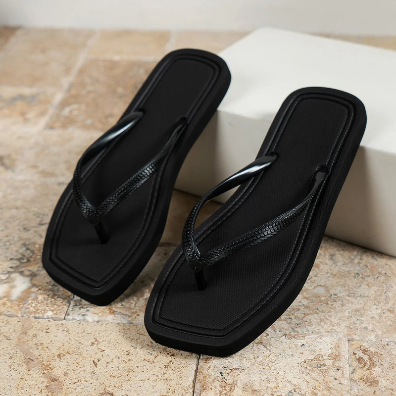 ZEYA - Ellen Square Toe EVA Sandals