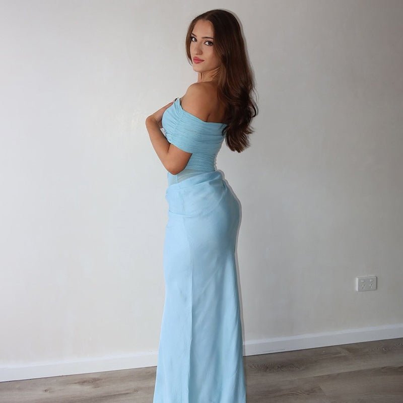 ZEYA - Emilia Asymmetrical Lace Long Dress