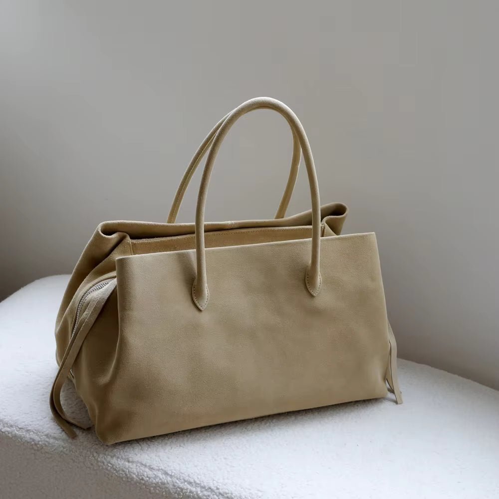 ZEYA - Emma Multi-Compartment Leather Tote Bag