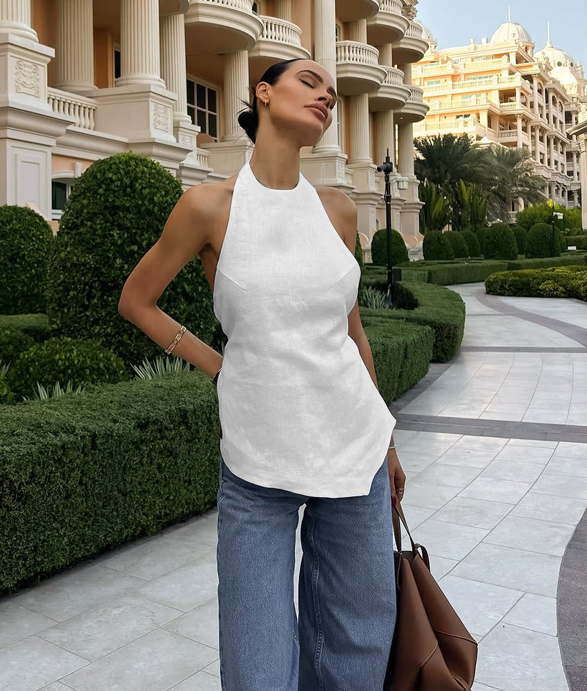 ZEYA - Felice Halter Neck Backless Top