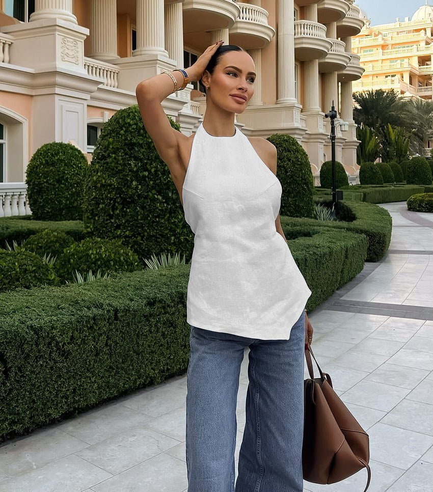 ZEYA - Felice Halter Neck Backless Top