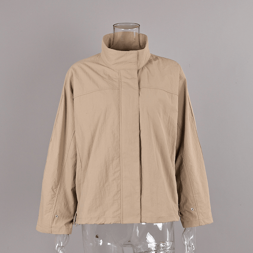 ZEYA - Fiona Funnel Neck Windbreaker Jacket