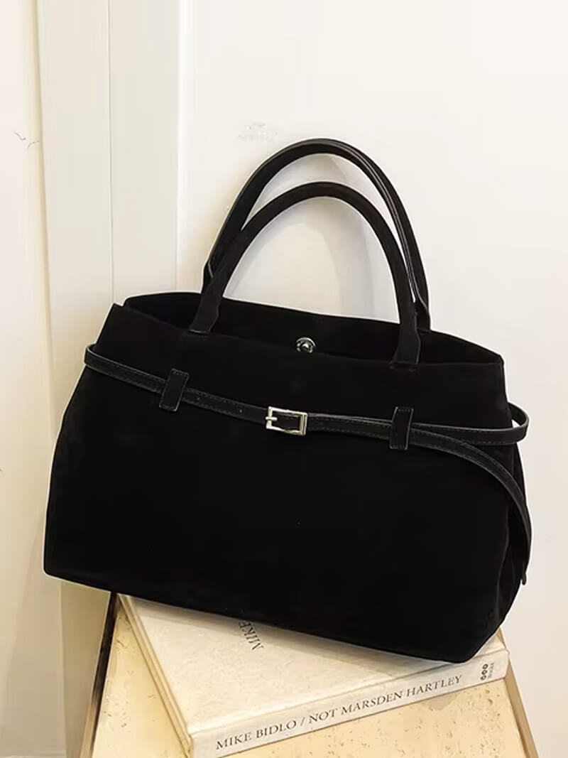 ZEYA - Fiona Suede Crossbody Bag