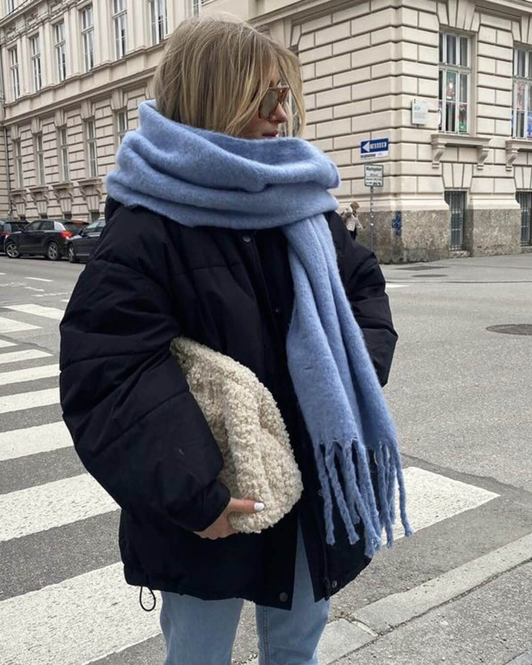 ZEYA - Gabriella Tasseled Winter Scarf