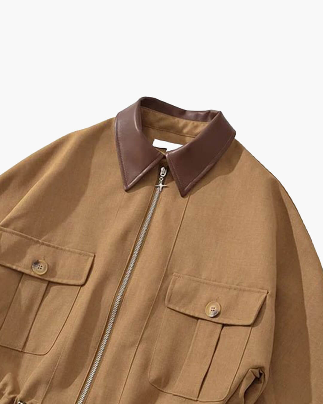 Chaqueta Emilia con mangas murciélago y cremallera