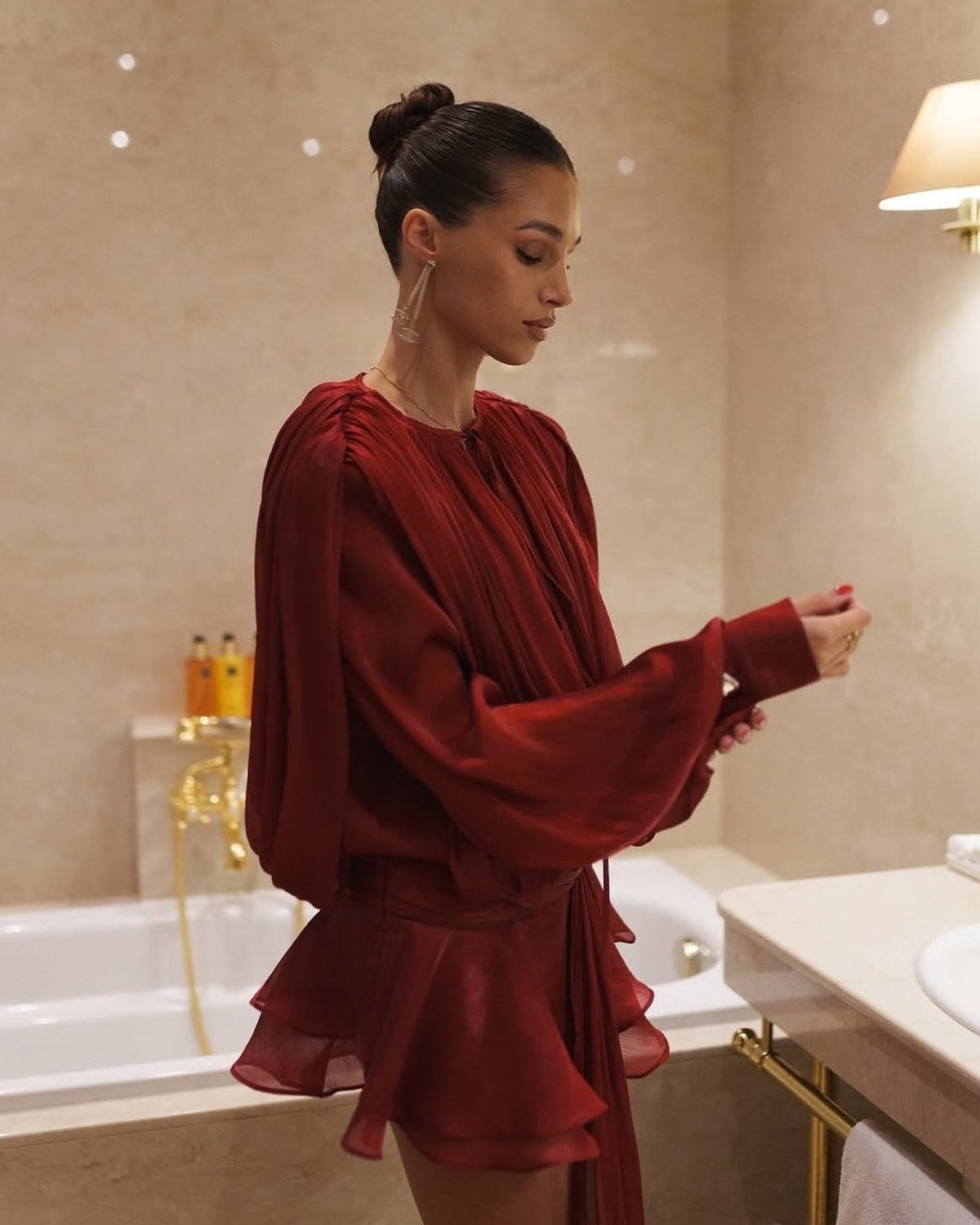 ZEYA - Gilliane Blouson Mini Dress
