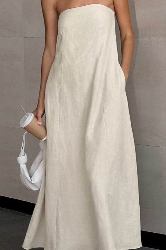 ZEYA - Hana Strapless Backless Maxi Dress