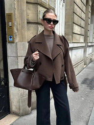 Gabardina Hannah con cordones