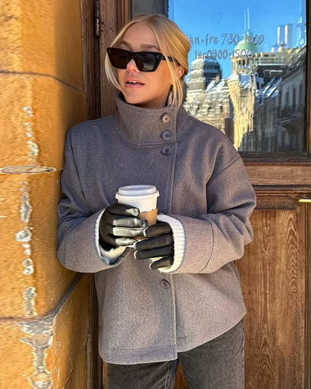 ZEYA - Isabella Elegant Jacket with Stand Collar