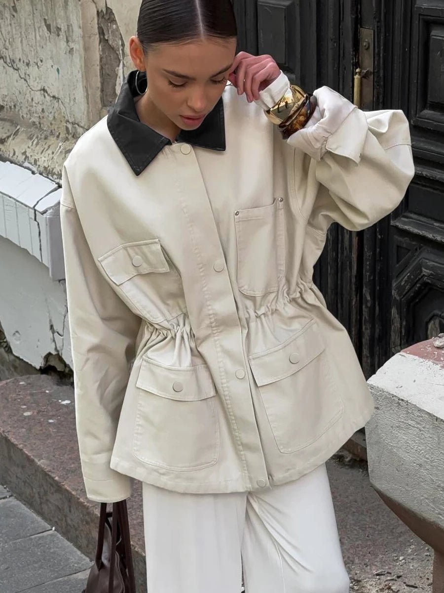 ZEYA - Isadora Drawstring Oversized Jacket