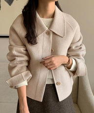 Chaqueta corta abotonada Jane