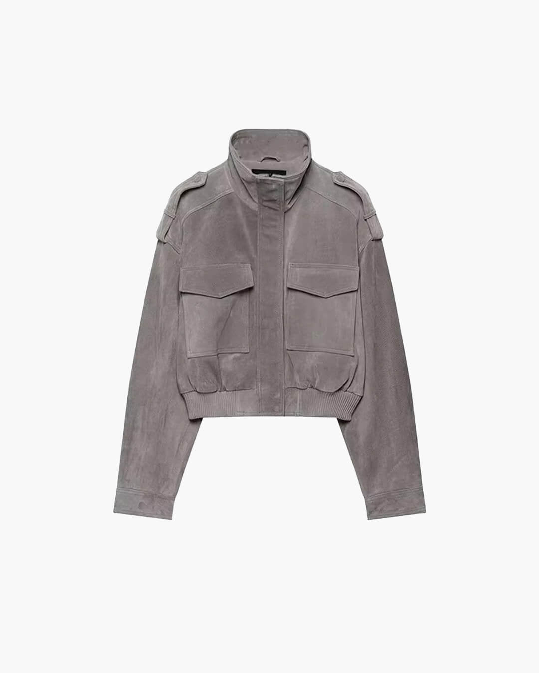 ZEYA - Jasmin Faux Suede Cropped Jacket