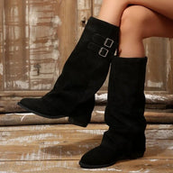 Botas altas Jasmin Retro con hebilla