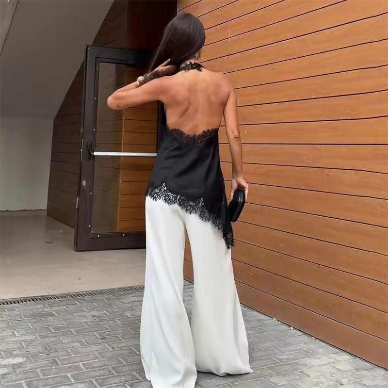 ZEYA - Jenny Backless Lace Top