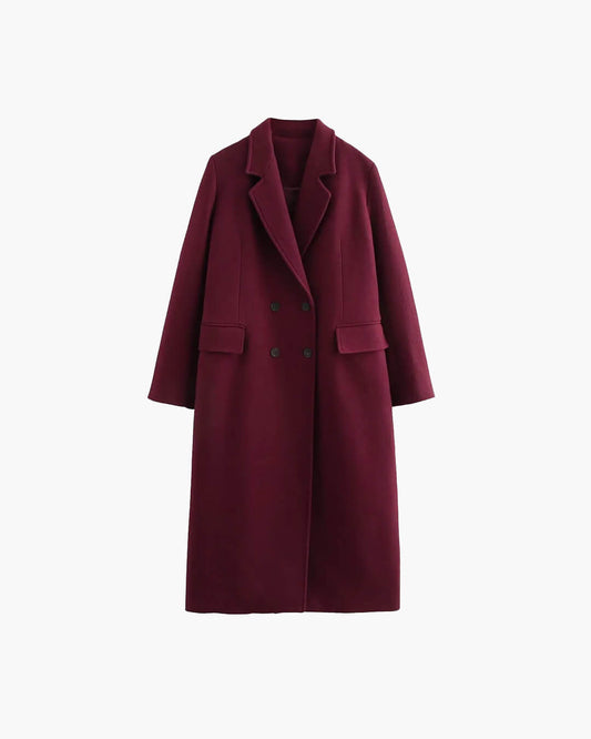 ZEYA - Jilian Double Breasted Maxi Coat