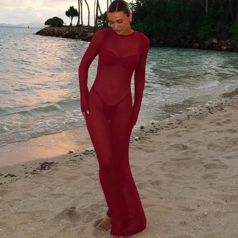 ZEYA - Josephine Hollow - Out Knit Beach Dress