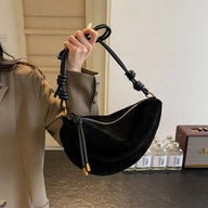 Bolso de hombro de ante sintético Josette