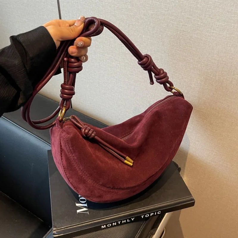 ZEYA - Josette Suede Shoulder Bag