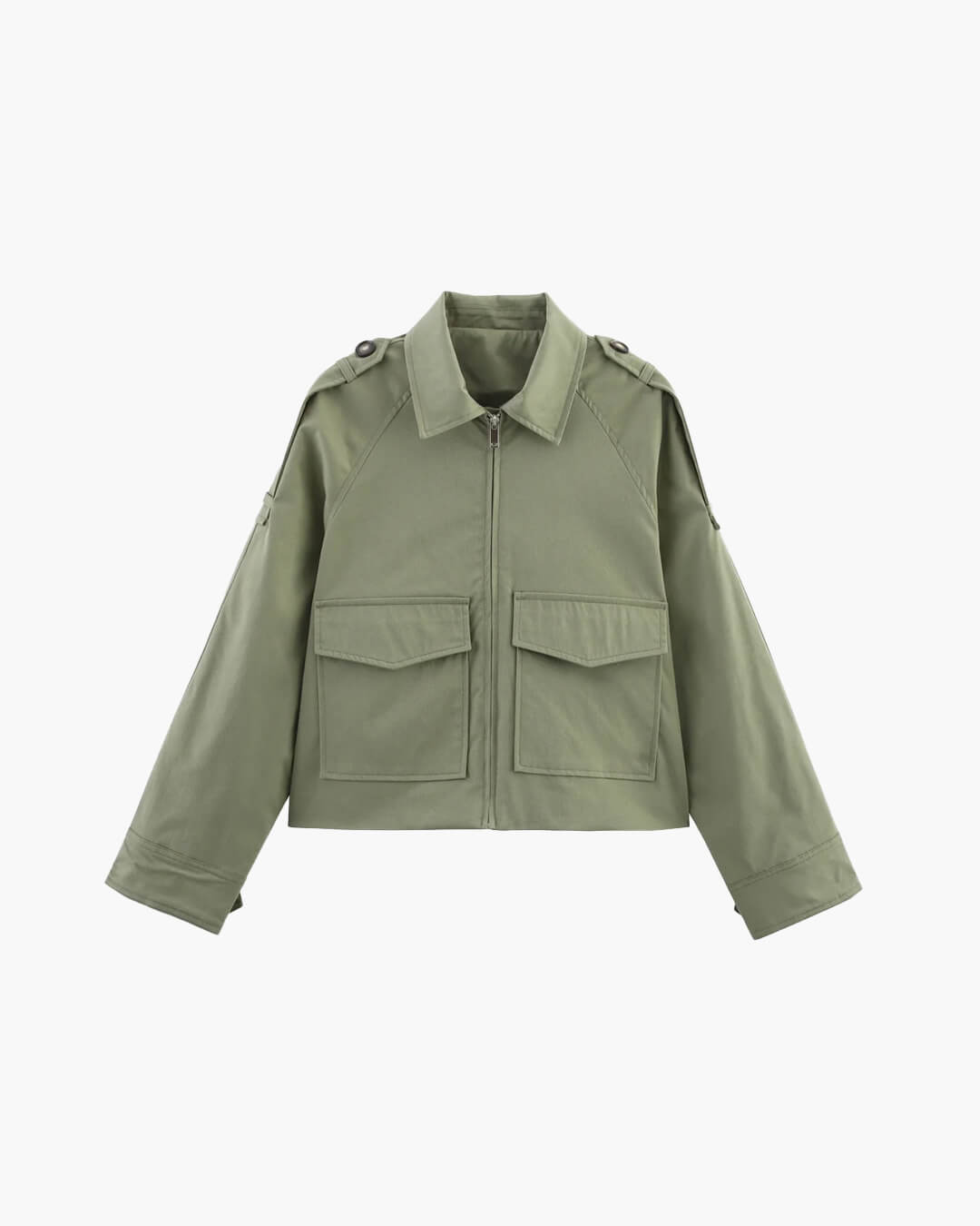 ZEYA - Juliana Cropped Trench Jacket
