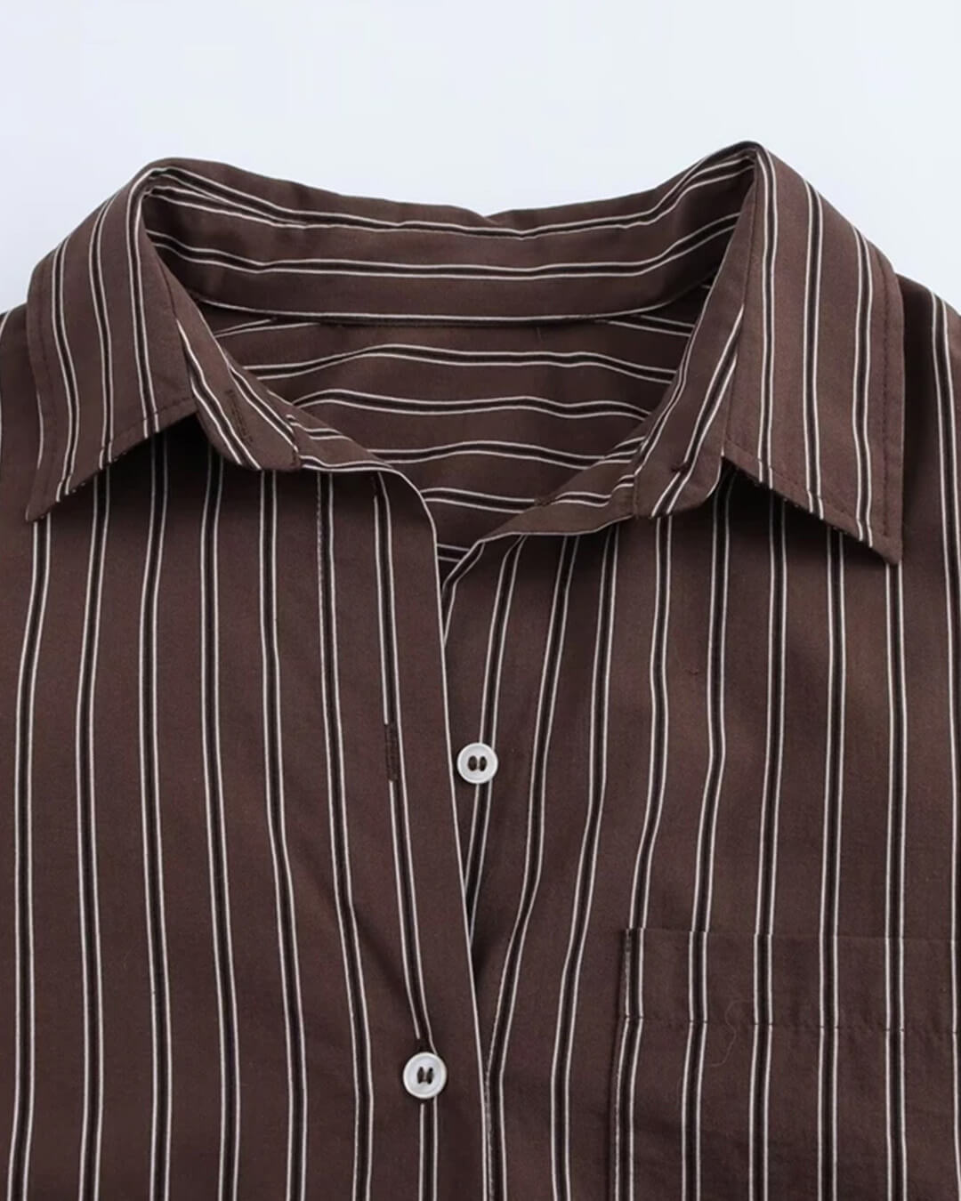 ZEYA - Kathy Bat Sleeve Striped Shirts