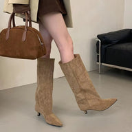 Kendall Knee High Faux Suede Boots