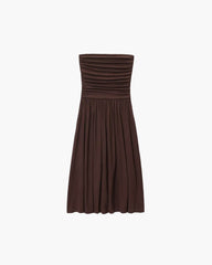Vestido midi tipo bandeau Kendall