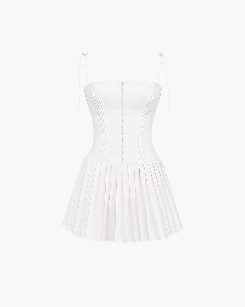 ZEYA - Kerina Pleated Mini Dress