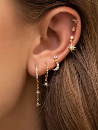 Juego de Pendientes Delicados Kira