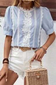 Blusa Lara Bordada Floral