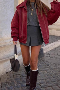 Lena chaqueta de polipiel
