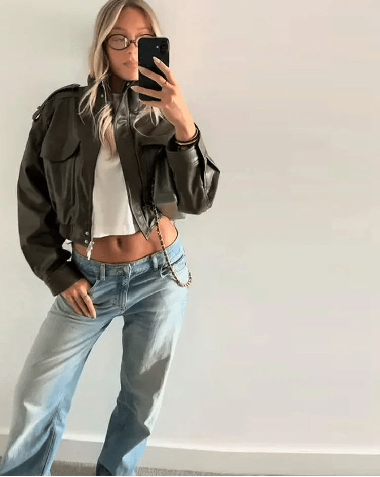 ZEYA - Lilo Faux Leather Jacket