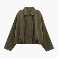 Chaqueta bomber de ante sintético Lori