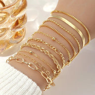 Set de Pulseras de Cadena Lucie Snake