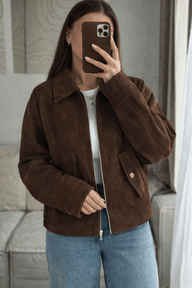 Luna Faux Suede Jacket