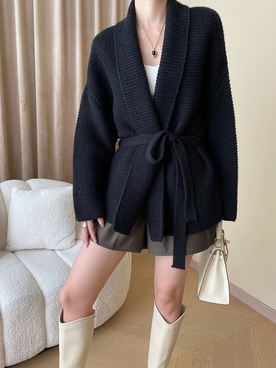 ZEYA - Madilyn Belted Knit Cardigan