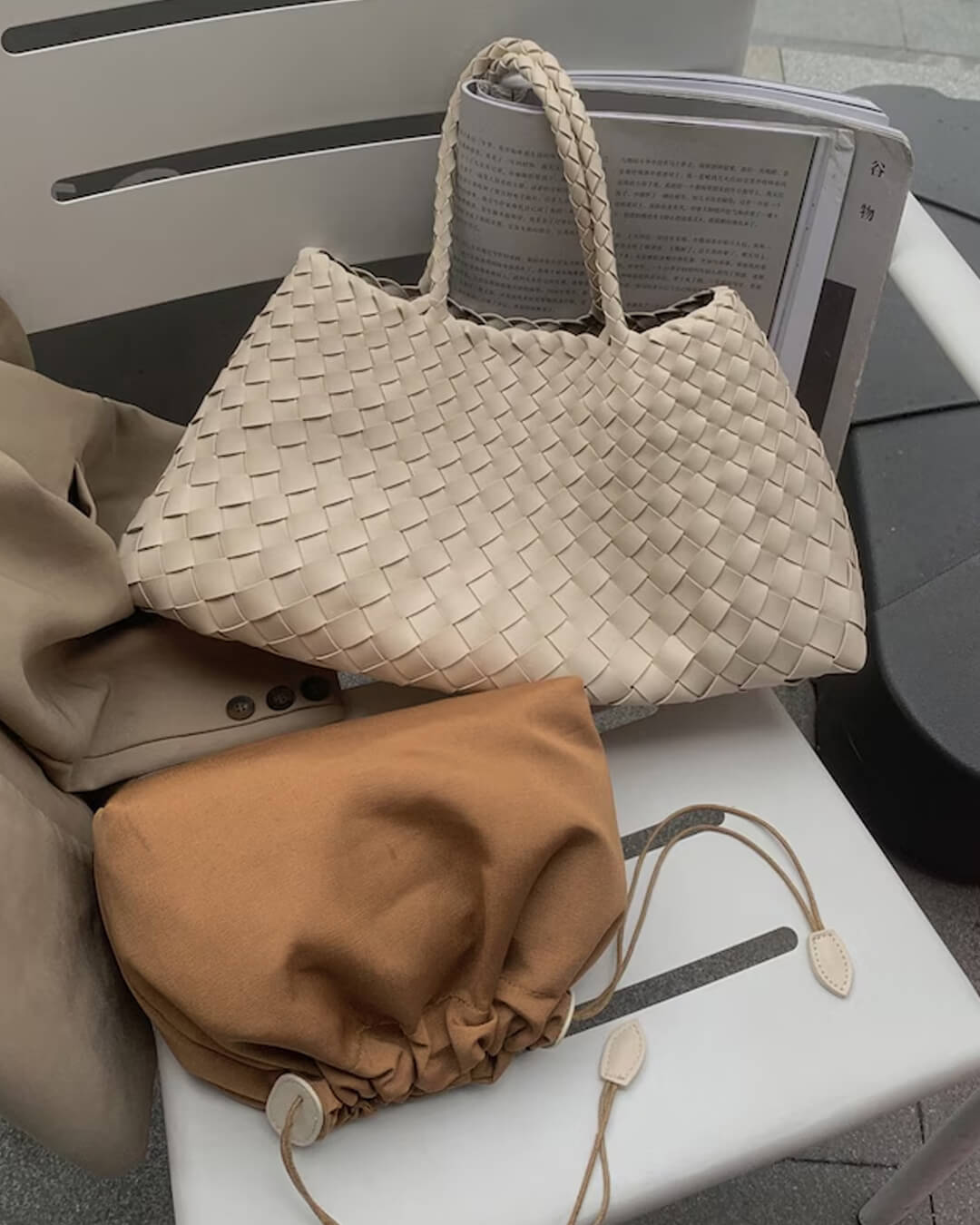 ZEYA - Madison Woven Bag Medium