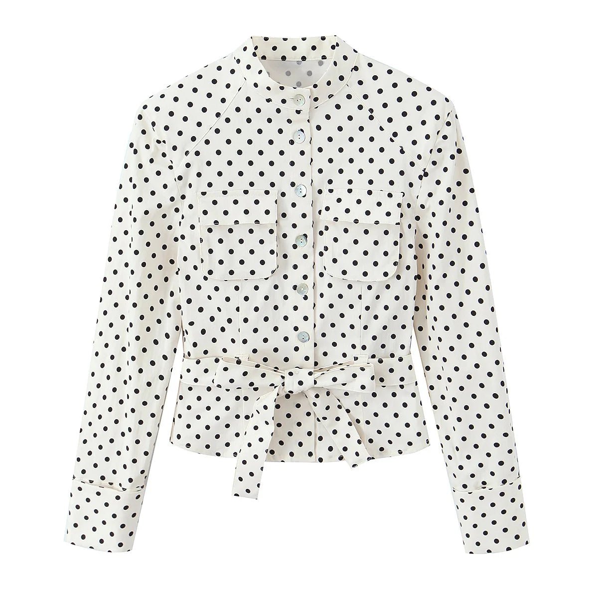 ZEYA - Maelle Polka Dot Two - Piece Suit Set